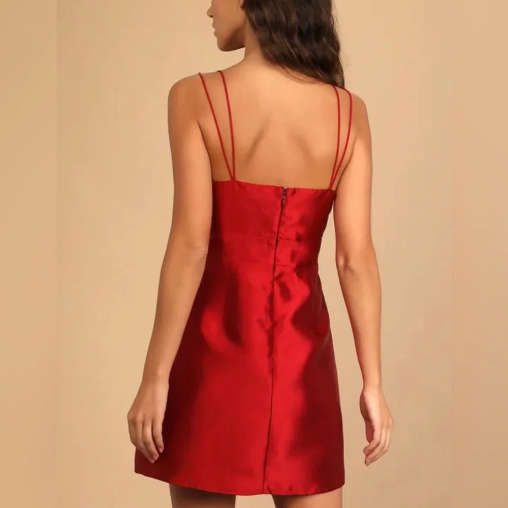 Lulus Wine Red Sleeveless Mini Dress - Picture 2 of 4